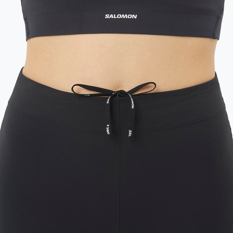 Дамски шорти за бягане Salomon Sense Stow 6“ deep black 4