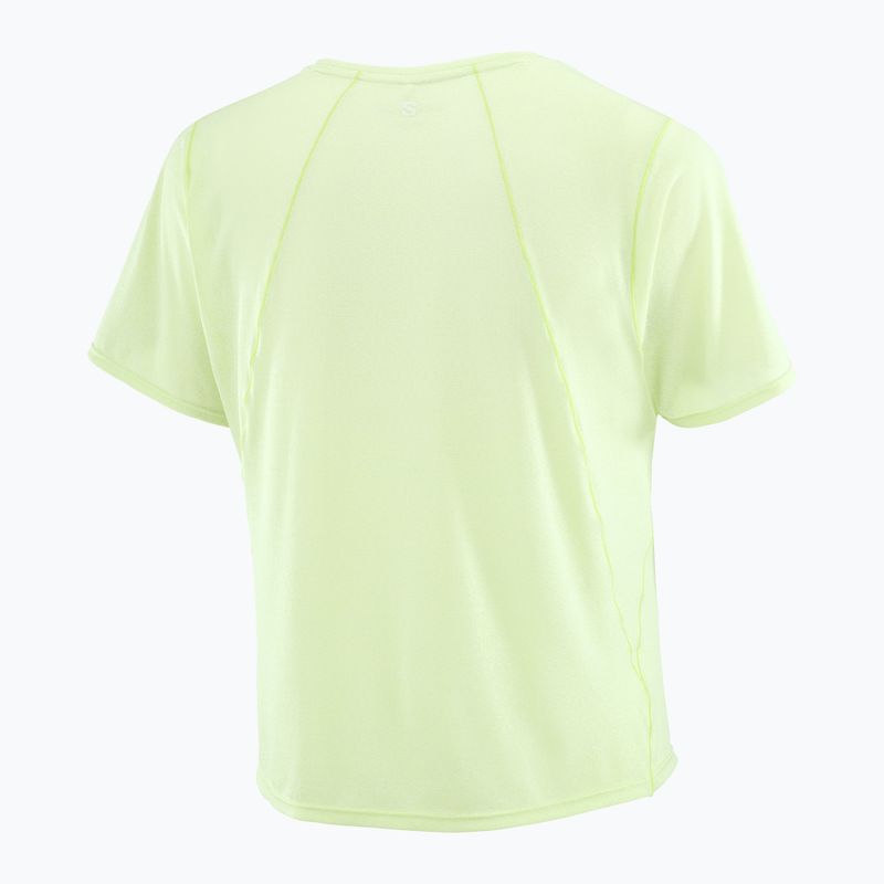 Дамска тениска за бягане Salomon Shakeout Air Cropp butterfly 4