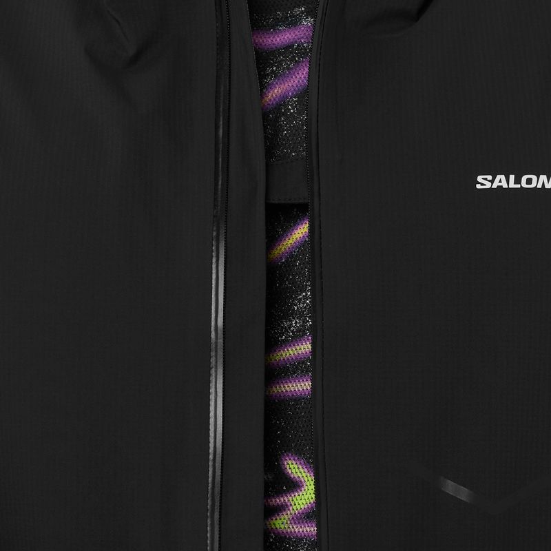 Мъжко яке за бягане Salomon Bonatti Waterproof dee black 4