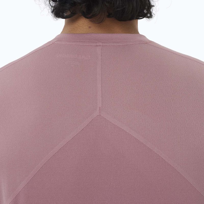 Мъжка тениска за бягане Salomon Sense Aero SS Tee GFX dusky orchid 3