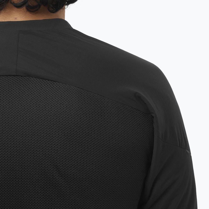 Мъжки суитшърт за бягане Salomon Ultra Fleece Deep Black 4
