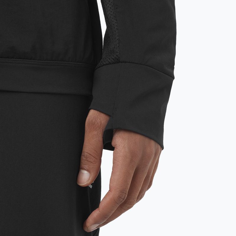 Мъжки суитшърт за бягане Salomon Ultra Fleece Deep Black 6