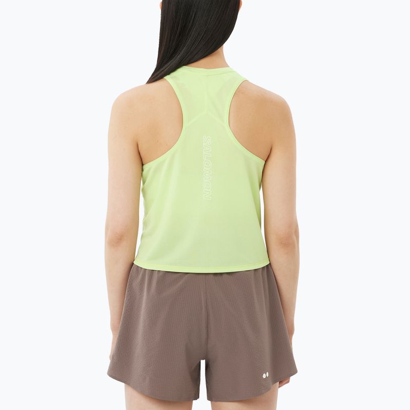 Дамска тениска за бягане Salomon Sense Aero Short Tank butterfly 2
