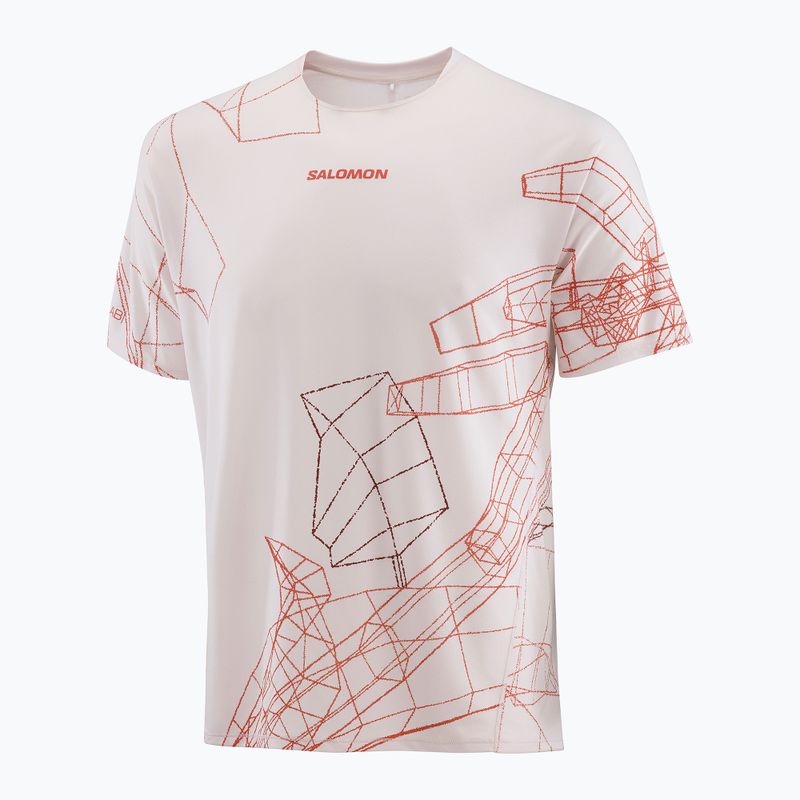 Мъжка тениска за бягане Salomon S/Lab Speed Tee lilac ash/fiery red 4