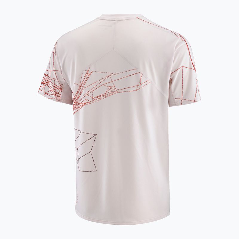 Мъжка тениска за бягане Salomon S/Lab Speed Tee lilac ash/fiery red 5