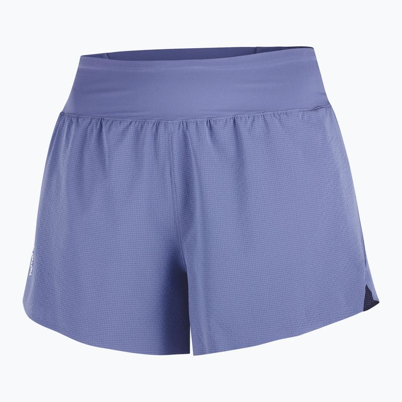 Дамски шорти за бягане Salomon Sense Aero Stow 4“ marlin 5