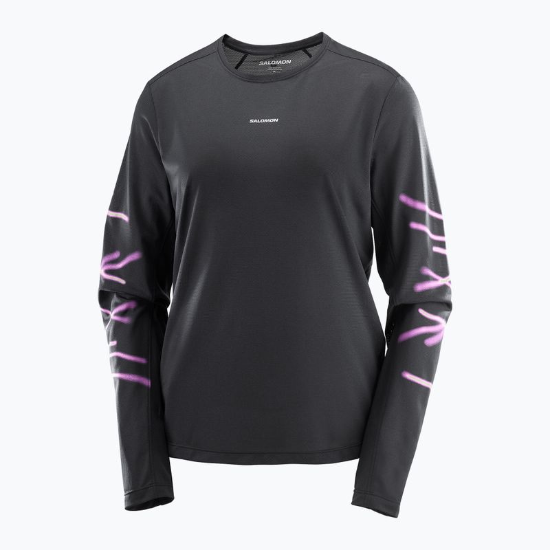 Дамска блуза с дълъг ръкав Salomon Shakeout Core deep black 3