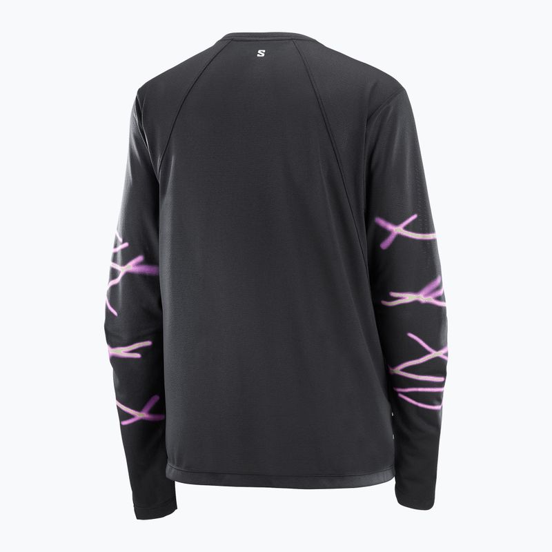 Дамска блуза с дълъг ръкав Salomon Shakeout Core deep black 4