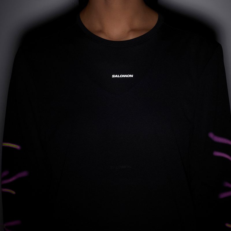 Дамска блуза с дълъг ръкав Salomon Shakeout Core deep black 5