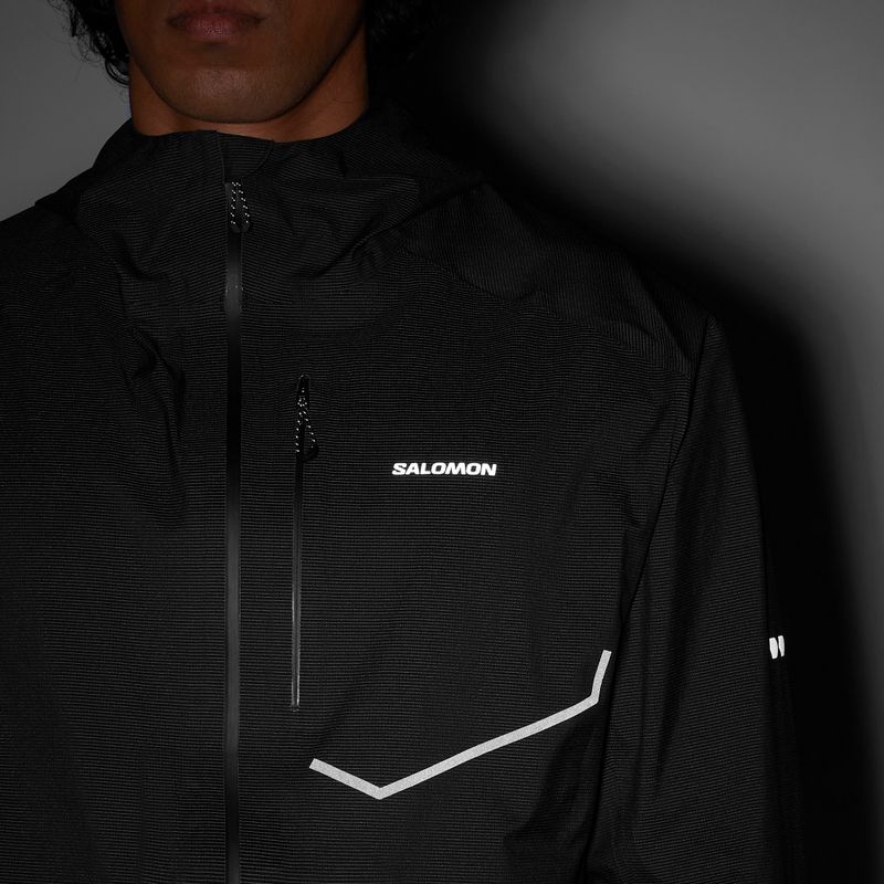 Мъжко яке за бягане Salomon S/Lab Bonatti Infinite Jacket deep black 7