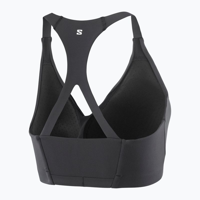 Спортен сутиен Salomon Shakeout Bliss deep black 2