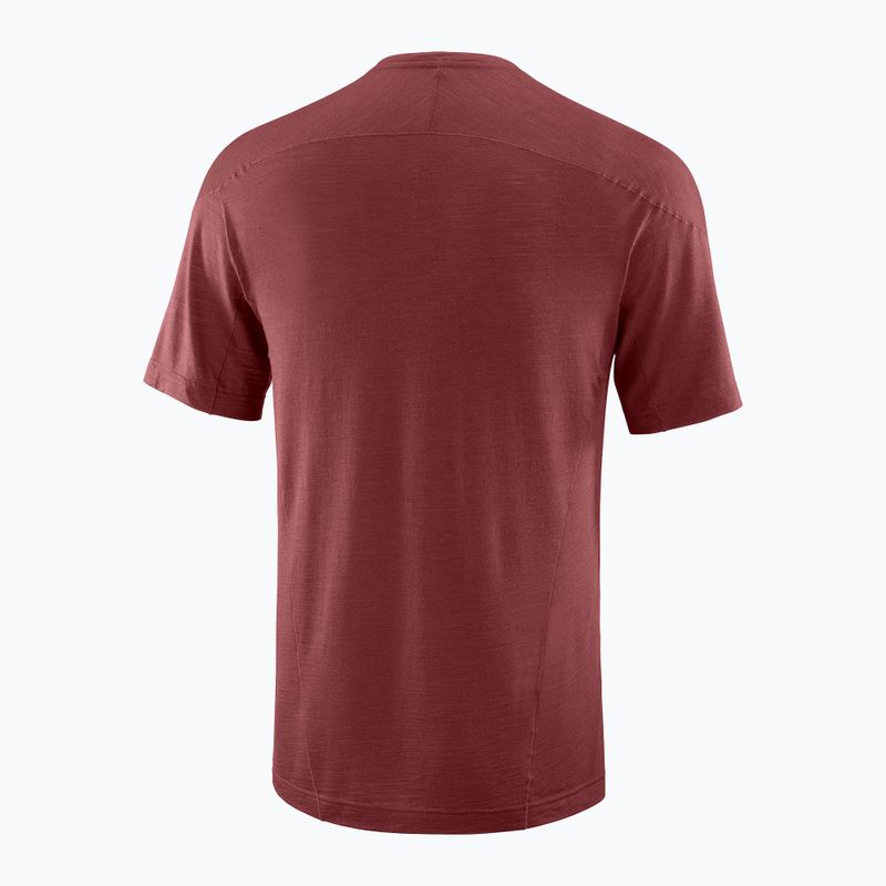 Мъжка тениска за бягане  Salomon Ultra Tee syrah 6