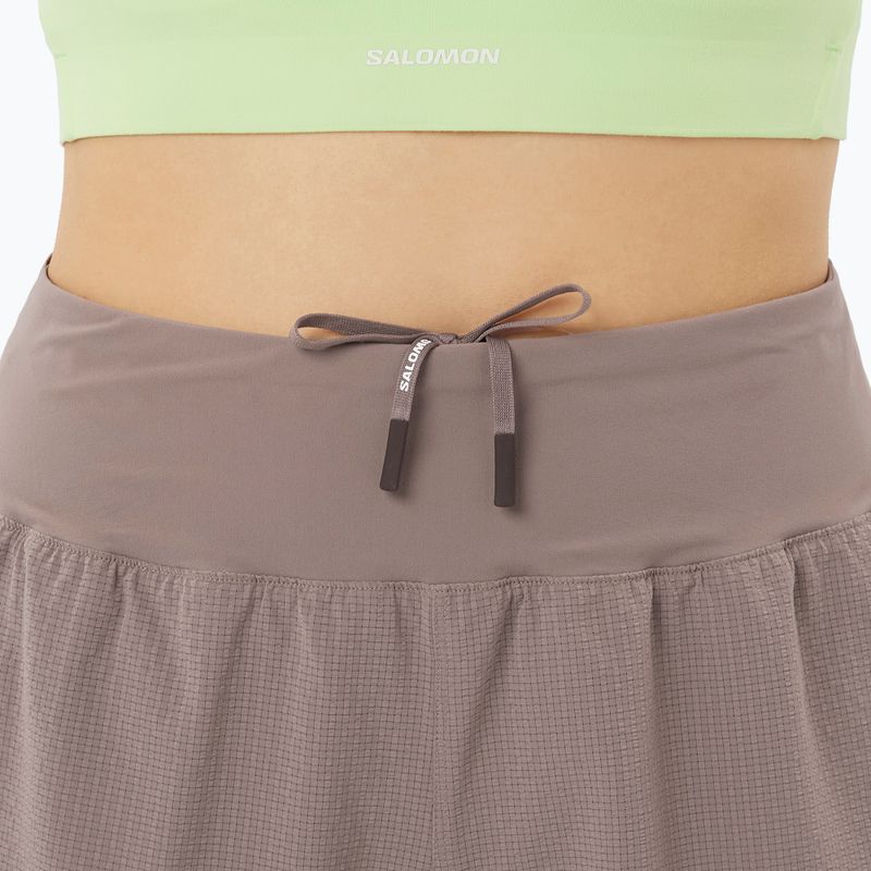 Дамски шороти за бягане Salomon Sense Aero Stow 4“ iron 4