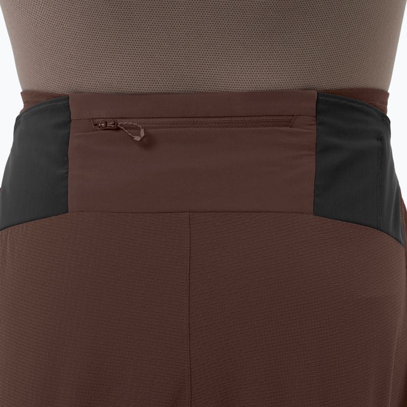 Мъжки шорти за бягане Salomon Sense Aero Stow 5“ coffee bean 5