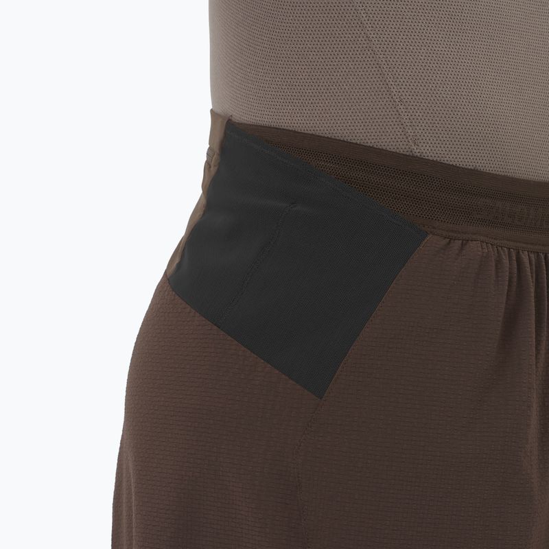 Мъжки шорти за бягане Salomon Sense Aero Stow 5“ coffee bean 6