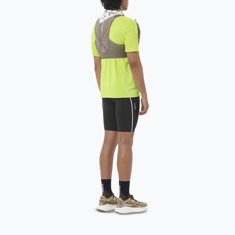 Мъжка тениска за бягане Salomon Sense Aero SS Tee GFX acid lime 2