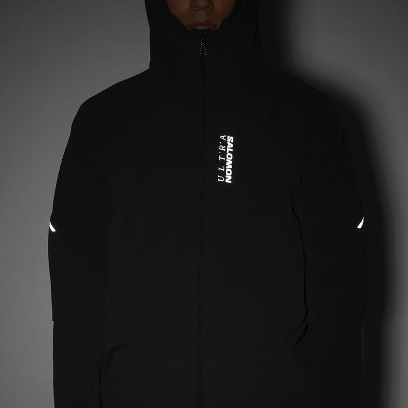 Мъжко яке за бягане Salomon Ultra Softshell Jacket deep black 7