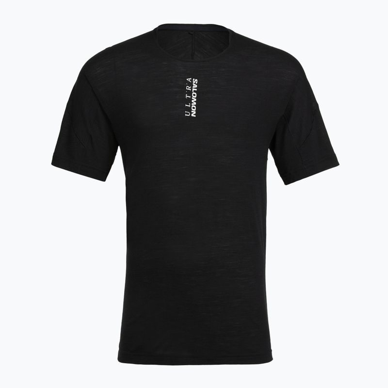 Мъжка тениска за бягане Salomon Ultra Tee deep black 5
