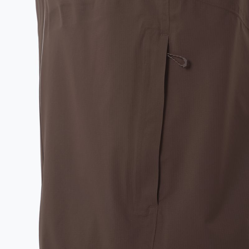 Мъжко яке за бягане Salomon Bonatti Waterproof coffee bean  5