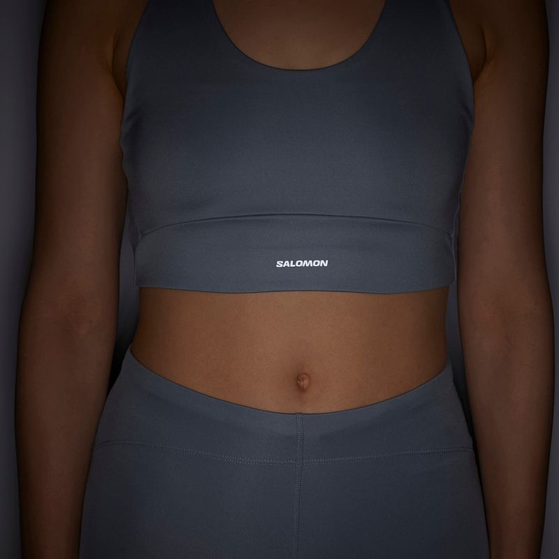 Спортен сутиен Salomon SHAKEout Core trade winds 4