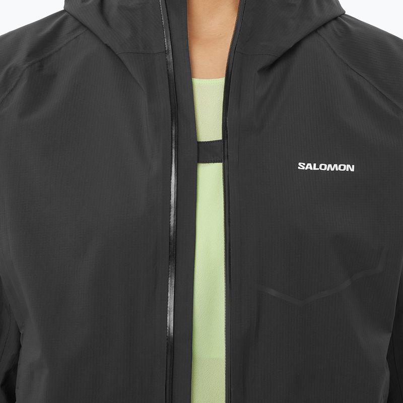 Дамско яке за бягане Salomon Bonatti Waterproof deep black 4