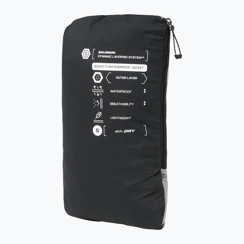 Дамско яке за бягане Salomon Bonatti Waterproof deep black 8