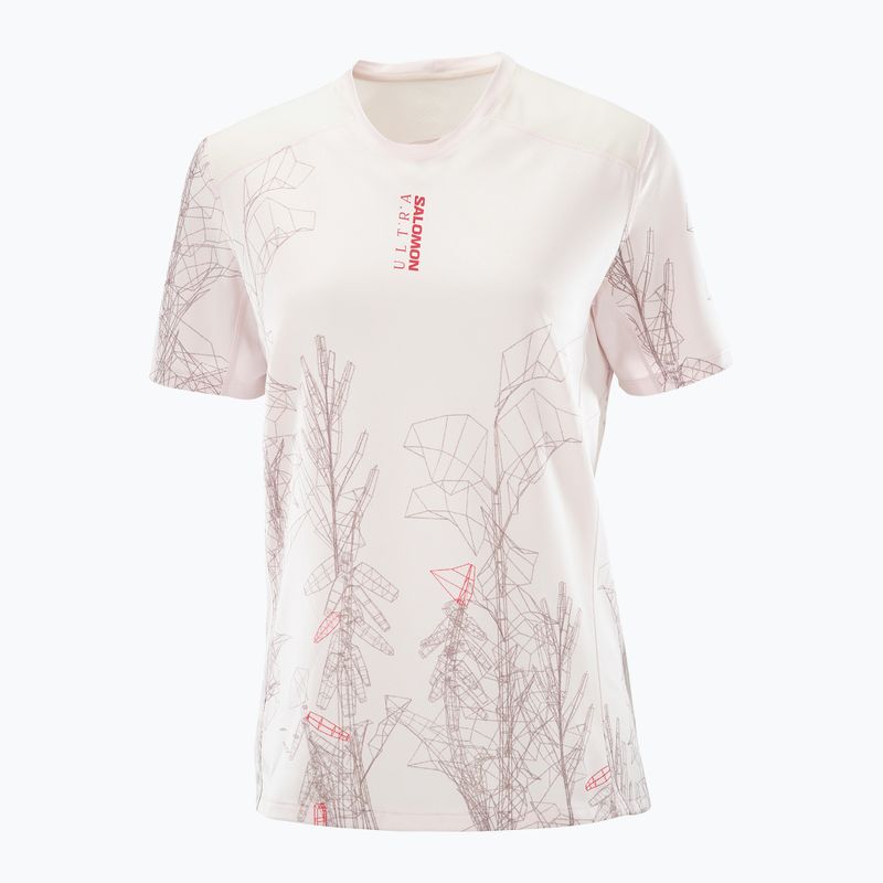 Дамска тениска за бягане Salomon S/Lab Ultra Tee Aop lilac ash 4