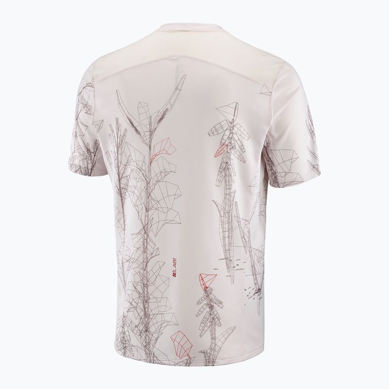 Мъжка тениска за бягане Salomon S/Lab Ultra Tee Aop lilac ash 5