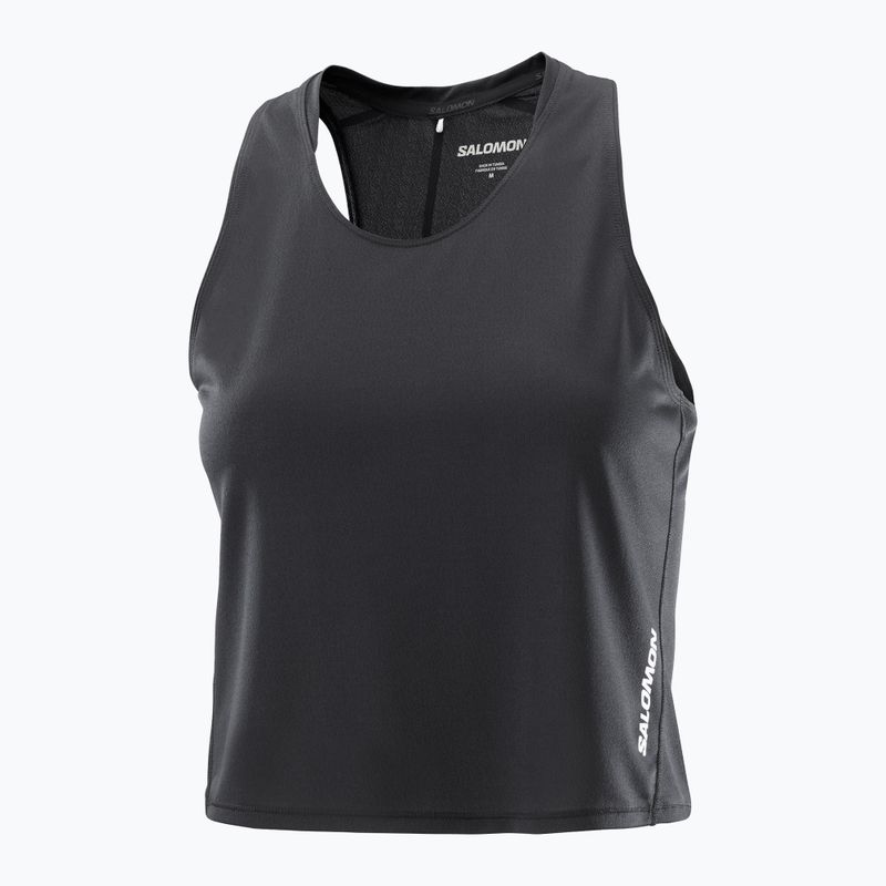 Дамска тениска за бягане Salomon Sense Aero Short Tank deep black 4