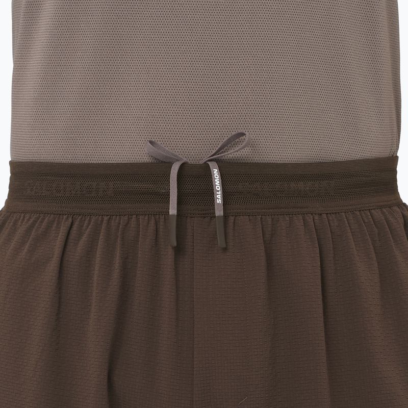 Мъжки шорти за бягане Salomon Sense Aero 7“ coffee bean 3