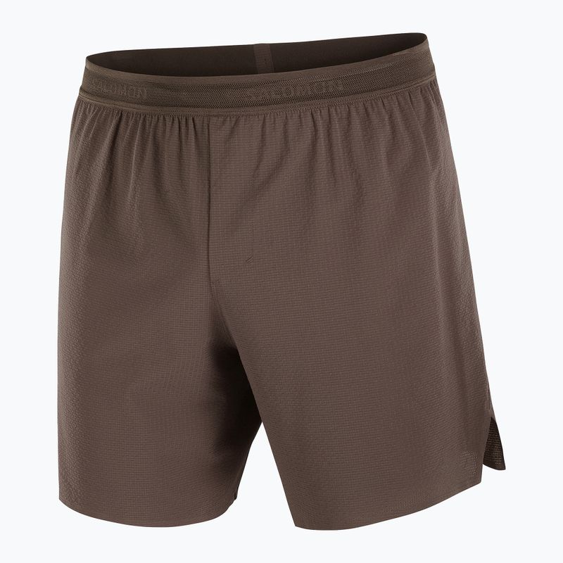 Мъжки шорти за бягане Salomon Sense Aero 7“ coffee bean 5