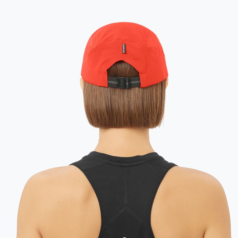 Шапка с козирка Salomon Sense Aero fiery red 3