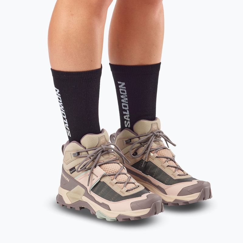 Дамски обувки за трекинг Salomon X Ultra 5 MID GTX iron/dsrtan/gre 8