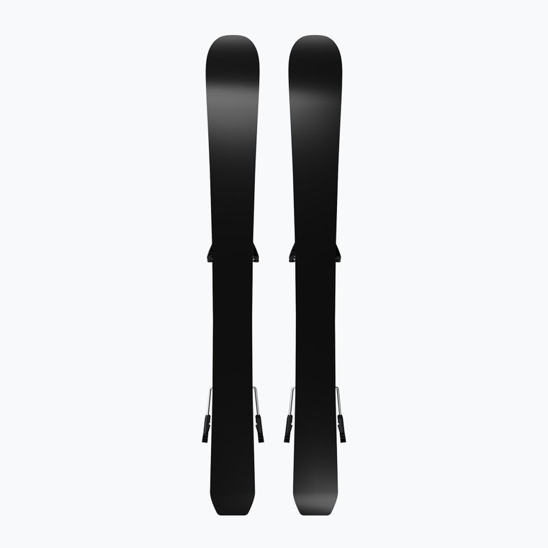 Детски ски за спускане със ски автомати Salomon QST Jr Black XS + C5 GW black/neon punch 3