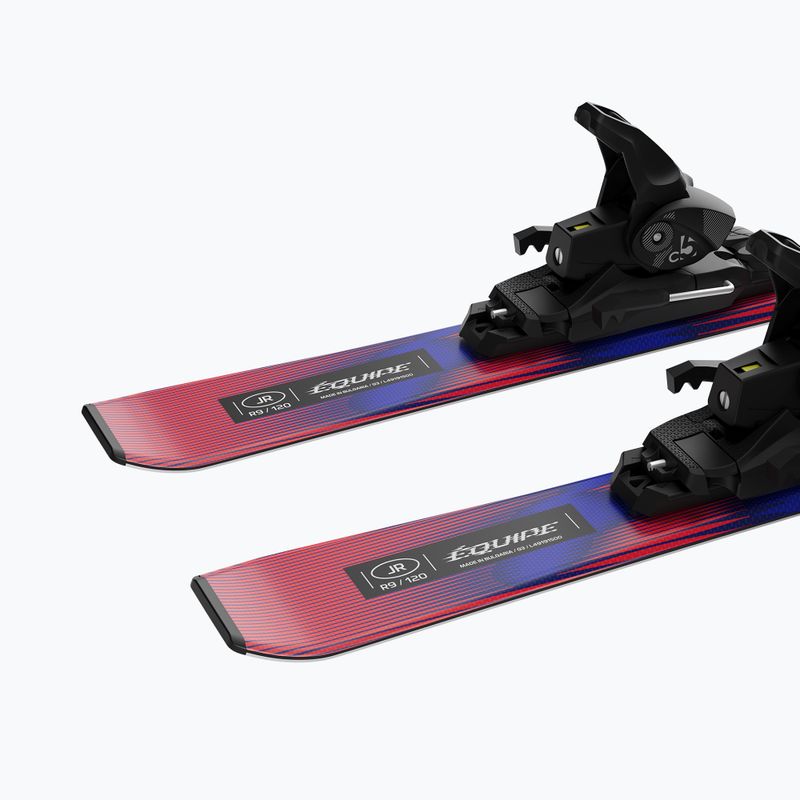 Детски ски за спускане със ски автомати Salomon Equipe Jr S + C5 GW race blue/equipe red 6