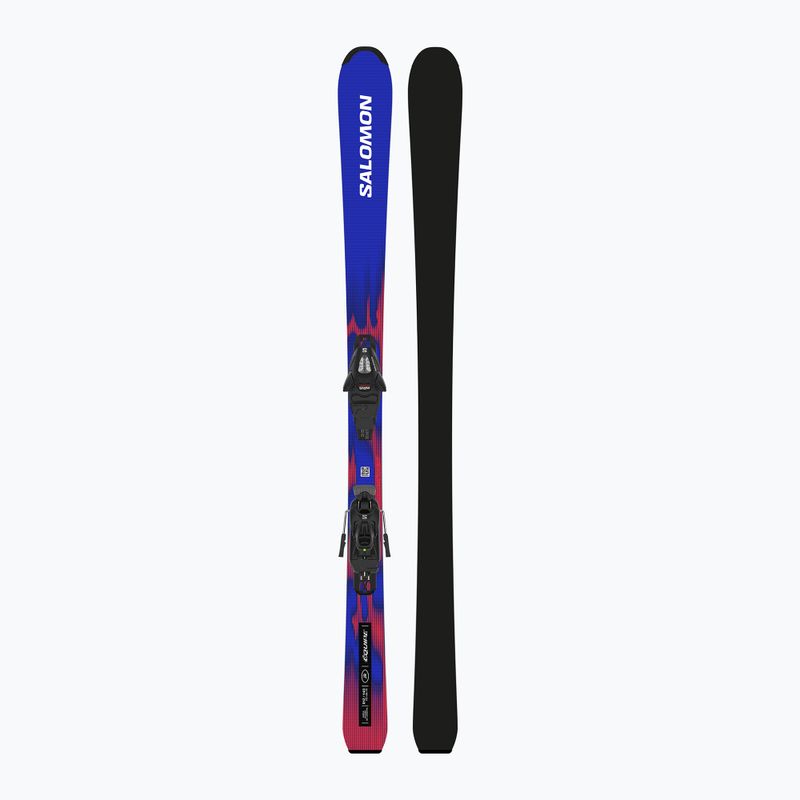 Детски ски за спускане със ски автомати Salomon Equipe Jr M + C5 GW race blue/equipe red 3