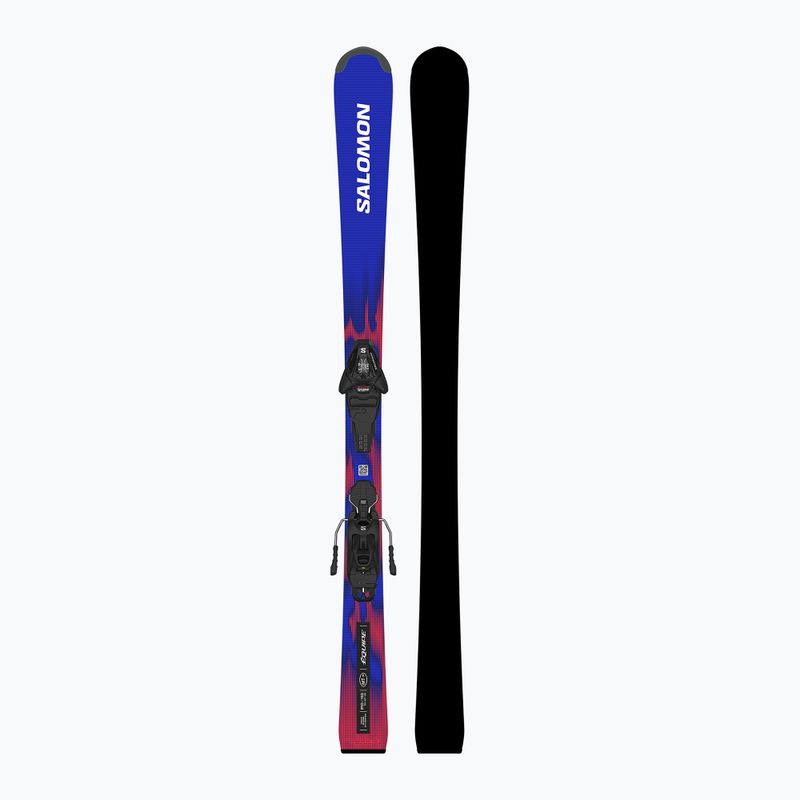 Детски ски за спускане със ски автомати Salomon Equipe MT JR + L6 GW race blue/equipe red 3