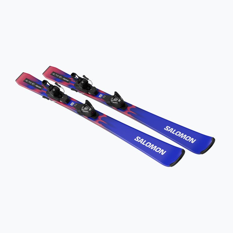 Детски ски за спускане със ски автомати Salomon Equipe MT JR + L6 GW race blue/equipe red 4