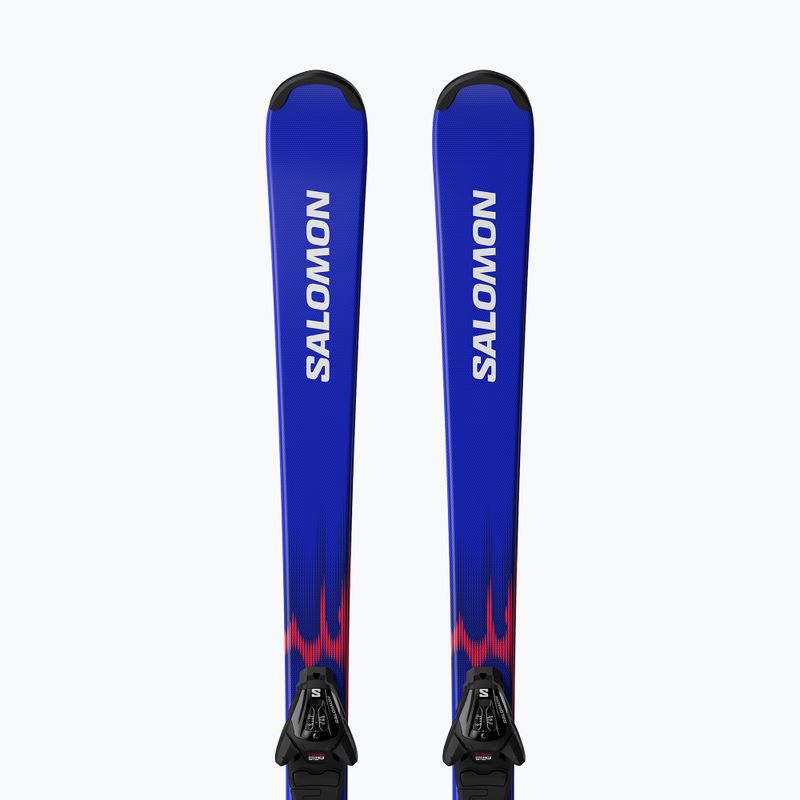 Детски ски за спускане със ски автомати Salomon Equipe MT JR + L6 GW race blue/equipe red 5