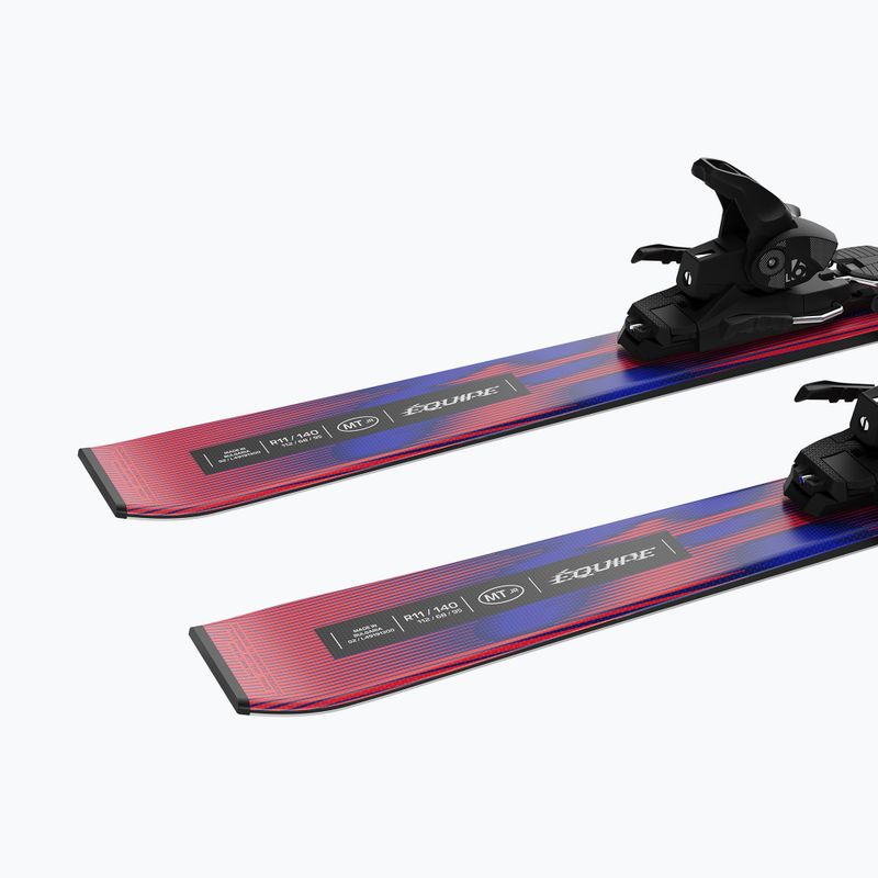 Детски ски за спускане със ски автомати Salomon Equipe MT JR + L6 GW race blue/equipe red 7
