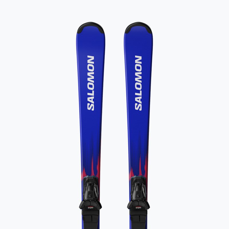 Детски ски за спускане със ски автомати Salomon Equipe MT JR + M10 GW race blue/equipe red 5