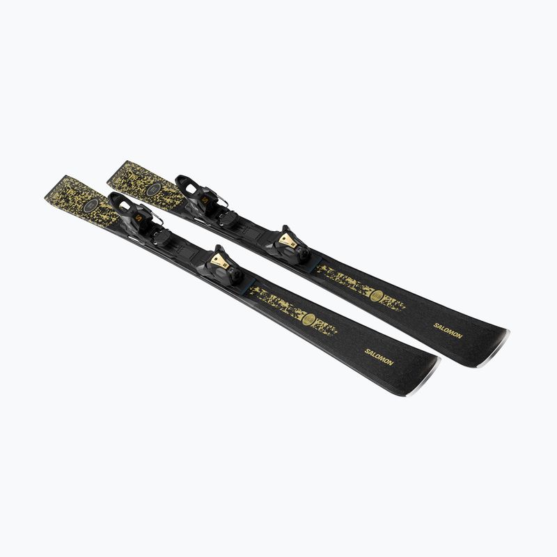 Дамски ски за спускане със ски автомати Salomon S/Max N°12 + MI11 GW black/glitter 2
