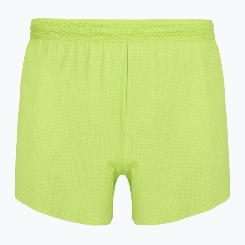 Мъжки шороти за бягане Salomon Sense Aero SPLT 3“ acid lime