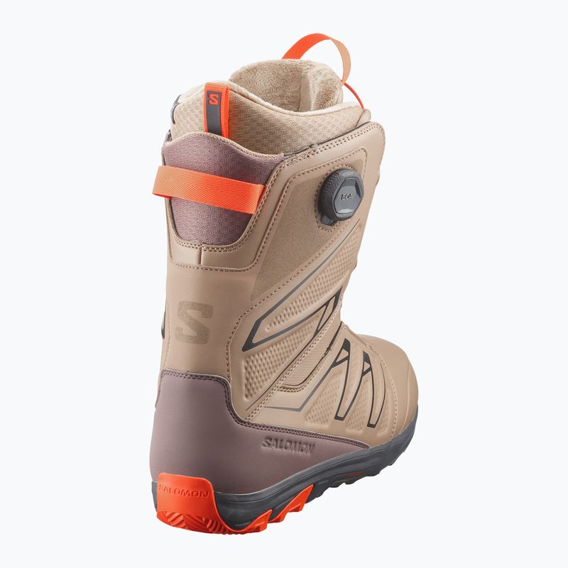 Мъжки сноуборд обувки Salomon Launch Boa SJ Boa kelp/brown lentil/dragon fire 2