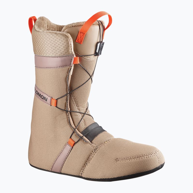 Мъжки сноуборд обувки Salomon Launch Boa SJ Boa kelp/brown lentil/dragon fire 4