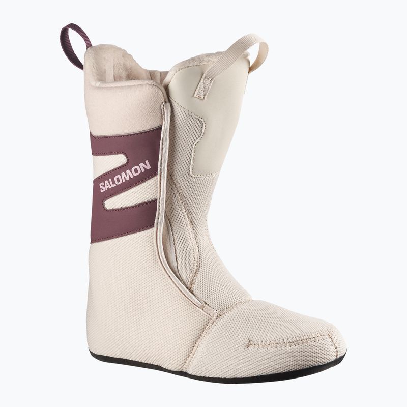Дамски сноуборд обувки Salomon Kiana Dual Boa W huckleberry/dawn pink/almond milk 2