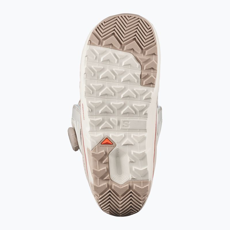 Дамски сноуборд обувки Salomon Ivy Boa SJ Boa W almond milk/white pepper/haute red 4