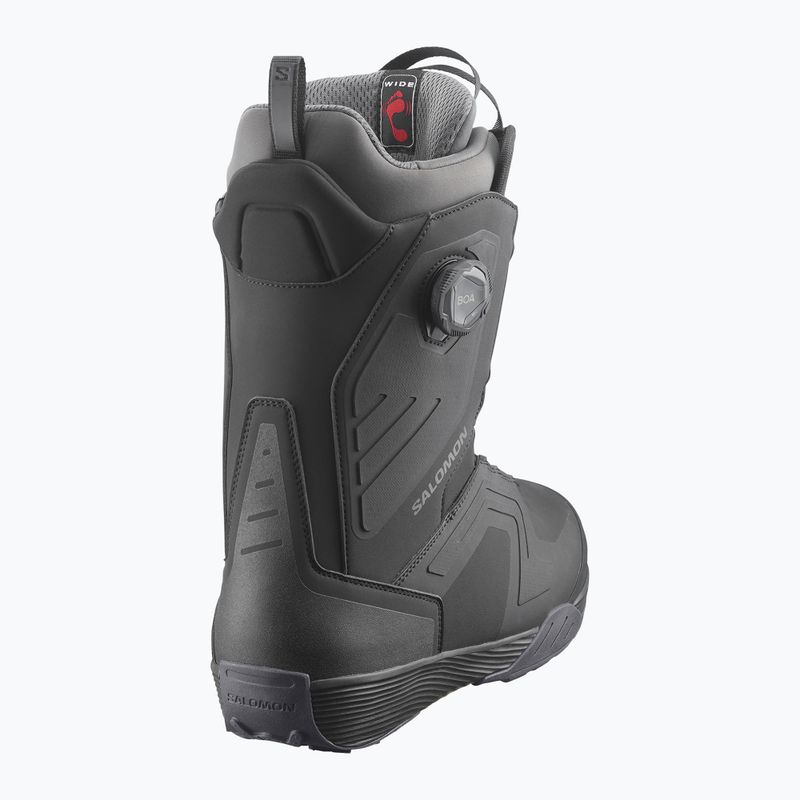 Мъжки сноуборд обувки Salomon Dialogue Dual Boa Wide black/black/asphalt 2