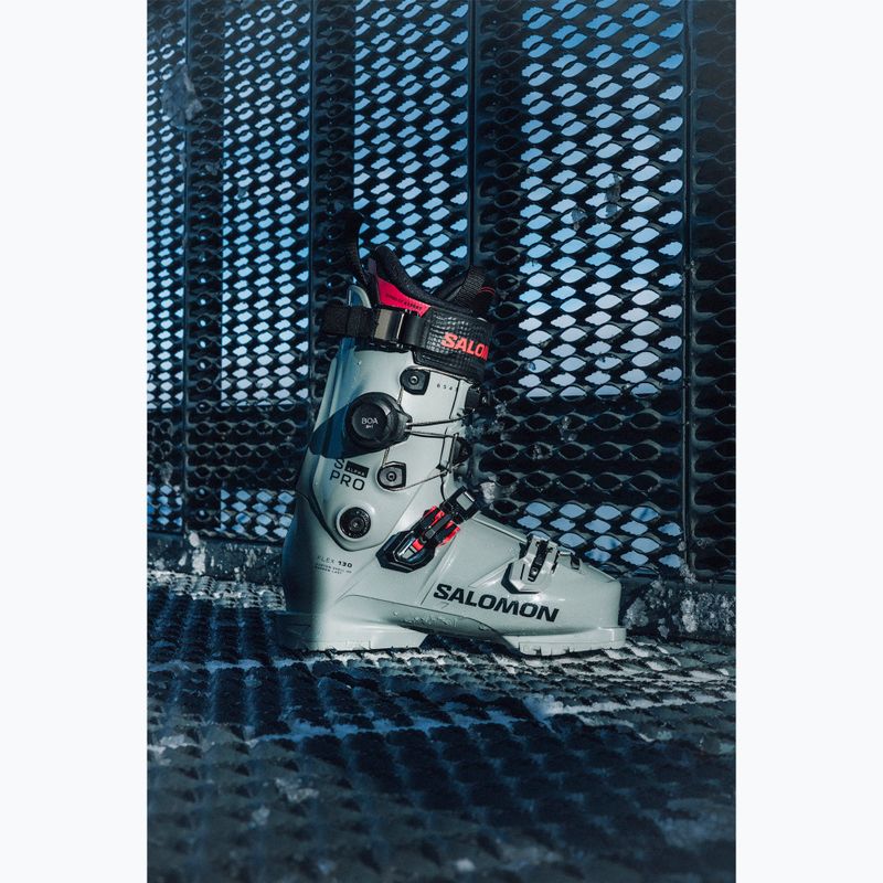 Мъжки ски обувки Salomon S/Pro Alpha C Boa 130 wrought iron/black/raspberry 7