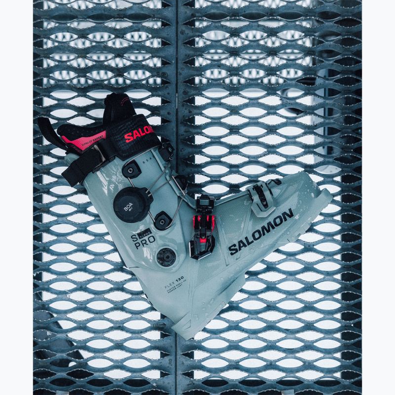 Мъжки ски обувки Salomon S/Pro Alpha C Boa 130 wrought iron/black/raspberry 8